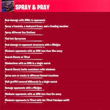 Fortnite Season 10 Week 2 Challenge Countdown Spray Pray Missions Find Lost Spray Cans Gaming Entertainment Express Co Uk