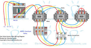 Motor connection without timer power control wiring diagrams as we have already shared the star delta y 3 phase motor starting method by automatic how to wire start delta motor starter star delta starter control diagram more electrical tips and diagrams www aboutelectricity co uk like subscribe. A Star Delta Starter Wiring Diagram 3 Phase Motor Star Delta Starter Diagram With Connect Electrical Circuit Diagram Circuit Diagram Electrical Wiring Diagram
