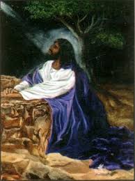 Black Art In America Garden Art And He Prayed In The Garden By Herman Woodall Black Art Black Art Pictures Black Love Art