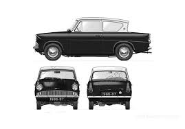 It succeeded the anglia 100e and it was the last english ford baring the anglia name. Download Drawing Ford Anglia 105e Sedan 1966 In Ai Pdf Png Svg Formats