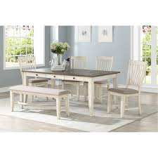 White And Gray 5 Piece Dining Set Grace Grey Dining Room Table White Dining Table White Dining Set