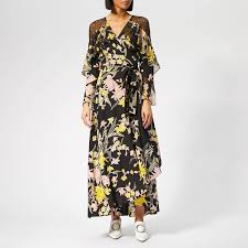 Diane Von Furstenberg Womens Alice Dress Floating Bouquet Multi