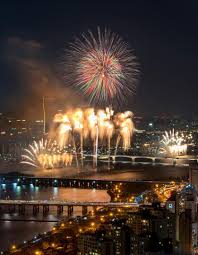 Han River Fireworks Seoul Korea South Korea Photography South Korea Seoul Fireworks Festival