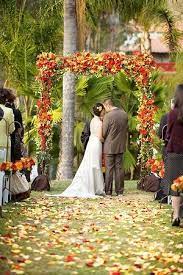 Beautiful Outdoor Fall Wedding Outdoor Fall Wedding Fall Wedding Ceremony Fall Wedding Arches