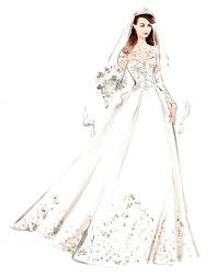 How to draw fringe dress i draw fashion. Drawing Bride Dress Fashion Dresses