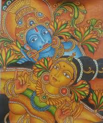 Pin By Sanitha Binu On Kerala Mural Indian Folk Art Kerala Mural Painting Folk Art