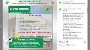 Cari lowongan terbaru di indonesia, temukan listing lowongan terbaru hanya di olx pusat lowongan terlengkap di cirebon kota. Lowongan Kerja Di Rsu Pindad Bandung Untuk Bagian Pemasaran Masih Ada Waktu Satu Hari Lagi Tribun Cirebon