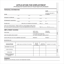 If you are unsure about what to put in employment application template, you can check out the online samples for the employment forms on our main website. Free 13 Sample Employment Application Forms In Pdf Ms Word Xls
