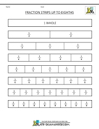 Check spelling or type a new query. Printable Fraction Strips