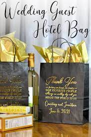 Gift Bags For Wedding Guests Surprise Your Out Of Town Wedding Guests With A Bag Of Goodies To Wedding Hotel Gifts Wedding Welcome Gifts Wedding Guest Hotel