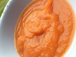 Puree De Carotte A La Semoule Et Au Poulet A Partir De 9 Mois Food Baby Food Recipes Snack Recipes