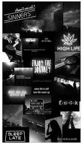 Neon aesthetic, pink color, colored background, water, no people. Pin By Scates On Wallpaper Black Aesthetic Wallpaper Black Aesthetic Collage Aesthetic Collage