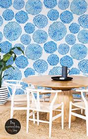 Japanese Flower Pattern Circles Blue Wallpaper Subtle 71 Japanese Flowers Blue Wallpapers Wall Murals