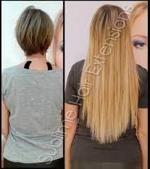 Extensions Sur Cheveux Courts Sublime Hair Extensions