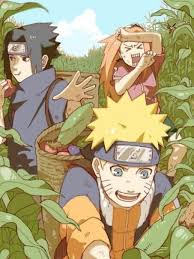 Sasuke Uchiha Sakura Haruno E Naruto Uzumaki Anime Naruto Naruto Anime