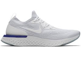 Did you scroll all this way to get facts about nike epic react 2? Nike Epic React Flyknit White Racer Blue Aq0067 100