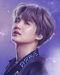 Drawing suga of bts as anime in timelapse. Ari On Twitter Bts Fanart Bts Drawings Fan Art