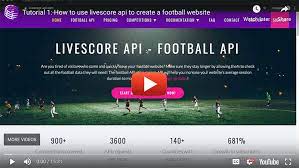Livescore, latest results, standings, fixtures, h2h stats and odds comparison. Documentation Livescore Api Soccer Api