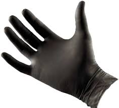 Aesthetic female hand in a black glove. Download Technician Black Latex Gloves Aesthetic Solutions Inc North American Rescue Black Talon Nitrile Gloves Full Size Png Image Pngkit