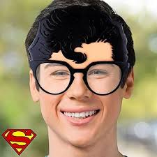 Sun-Staches Clark Kent Costume Glasses