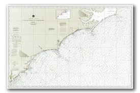 Nautical Chart Of Nc Coast Waters Island Life Nc