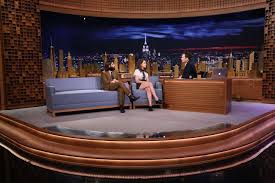 The studio housed both carson and his predecessor, jack paar, before the franchise's move to burbank in 1972. Tatiana Maslany The Tonight Show Starring Jimmy Fallon 01 Gotceleb