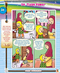 101 Komik Teladan Islam Dan Adab Hadist Rasulullah Komik Anak Kesombongan Anak