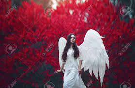 Art Photo Of A Angelic Beautiful Woman A Girl With Angel Wings Stock Photo Picture And Royalty Free Image Image 90908932