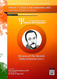 Vol. 11 No. 3 (2023): Volume 11, Issue 3, July-September, 2023 |  International Journal of Indian Psychȯlogy
