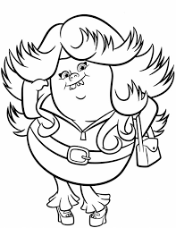 You have the black and white option so the kids can color it or print the colored one so you can focus on preparing the. Trolls Coloring Pages Online Coloring Pages