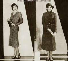 1930s Fashion Winter Style January 1932 1930s Fashion Winter Fashion Fashion