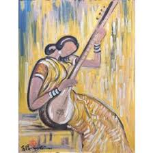 Woman with Tanpura