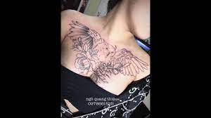 Thiết kế hình xăm chim cú mèo nhỏ trên xương sườn bên. Hinh XÄƒm Kin Ngá»±c Cho Em Gai Chest Tight Tattoo For Girls Hinh XÄƒm Ngá»±c ChÆ¡i Táº¿t 2020 Youtube