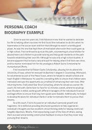Self Biography Sample For Students Professional Personal Coach Biography Examples That Can Give You The Resources You Need For Writing Check This Sit Personal Coach Biography Template Biography