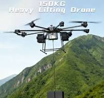 150kg Heavy Lift Cargo Transport Drone Multi-Mounted Large Package Load  Carrying Dron De Entrega Delivery Drone