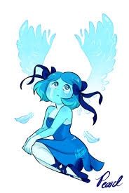 Pearl Aquamarine Steven Universe Steven Universe Fanart Steven Universe Gem Steven Universe