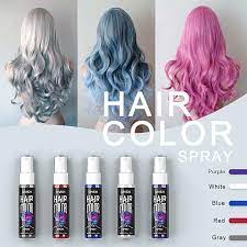 Best results for applying washable white hair dye ensure your hair is already in good condition and looks strong, healthy, and clean. Buy Sevich 8 Color Hair Color Spray Instant Hair Color Hair Styling Product 30ml Temporary Hair Dye Color Fashion Beauty Makeup At Affordable Prices Free Shipping Real Reviews With Photos Joom
