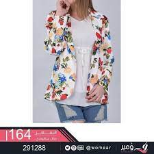 جاكيت مزين بأزهار الربيع جاكيتات نسائية انيقه ورود ازياء فاشون فاشن موضه موضة نسائيه صبايا اناقه ازياء بنات نسائي fashion women s top kimono top