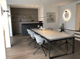 Esszimmer Beton Tisch Betontisch Esszimmer Familienzimmer Einrichtung Esszimmer