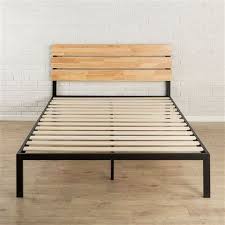Just take an old big chalkboard with a nice wooden frame and use it as a headboard. Full Size Metal Platform Bed Frame With Wood Slats And Headboard Fastfurnishings Com Metal Platform Bed Wood Platform Bed Platform Bed Frame