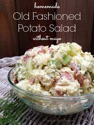 Homemade Potato Salad Recipes To Nourish Homemade Potato Salads Real Food Recipes Potatoe Salad Recipe