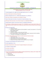 Cv declaration statement sample : Lisencing Insurance Broker Tanzania Pages 1 2 Flip Pdf Download Fliphtml5
