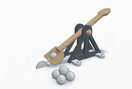 Desktop Catapult 3d Print Model