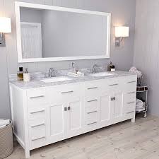 Double sink vanity bathroom remodel. Caroline Parkway 78 Double Vanity Md 2178 Bathroom Vanities Virtu Usa