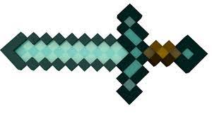 3d Model Minecraft Diamond Sword C4d Obj 3ds Fbx Ma Lwo 92079 Minecraft Diamond Sword Arts And Crafts Projects Sword