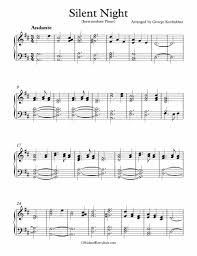 Free Piano Arrangement Sheet Music Silent Night Michael Kravchuk