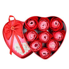 Valentine S Day Gift Birthday Valentine Gift Rose Soap Flower With Lovely Heart Shape Box For Couple 1075 Party Diy Decorations Aliexpress