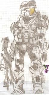 Halo Reach Spartan I Want To Be Able To Draw Like This Halo Reach Drawings Halo