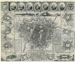 Kaart Van Groningen 1672 Salomon Savery 1672 Groningen Kaarten Oude Kaarten