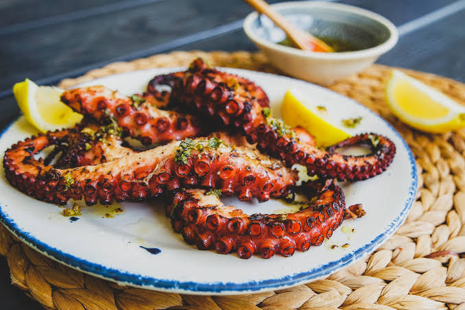 Fresh Grilled Octopus